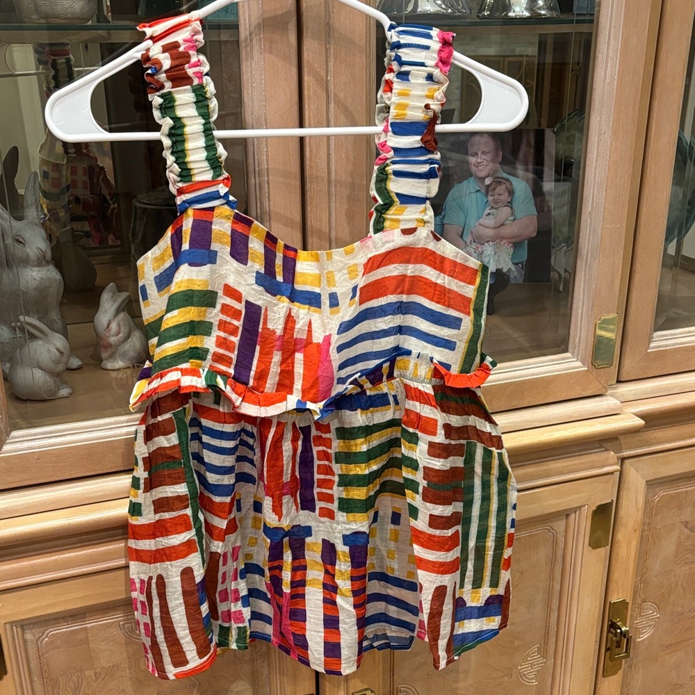 THML Multicolor Striped Sleeveless Top